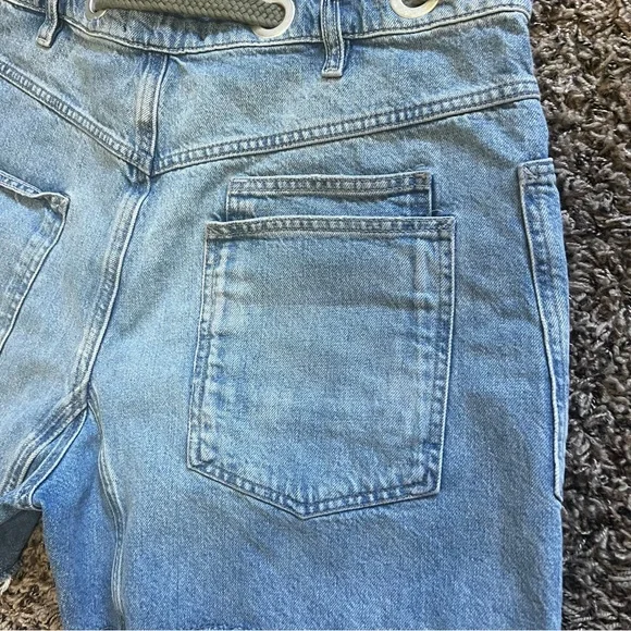 WE THE FREEBy Free People:”Moxie” Low Slung Shorts In Truest Blue - Picture 10 of 16